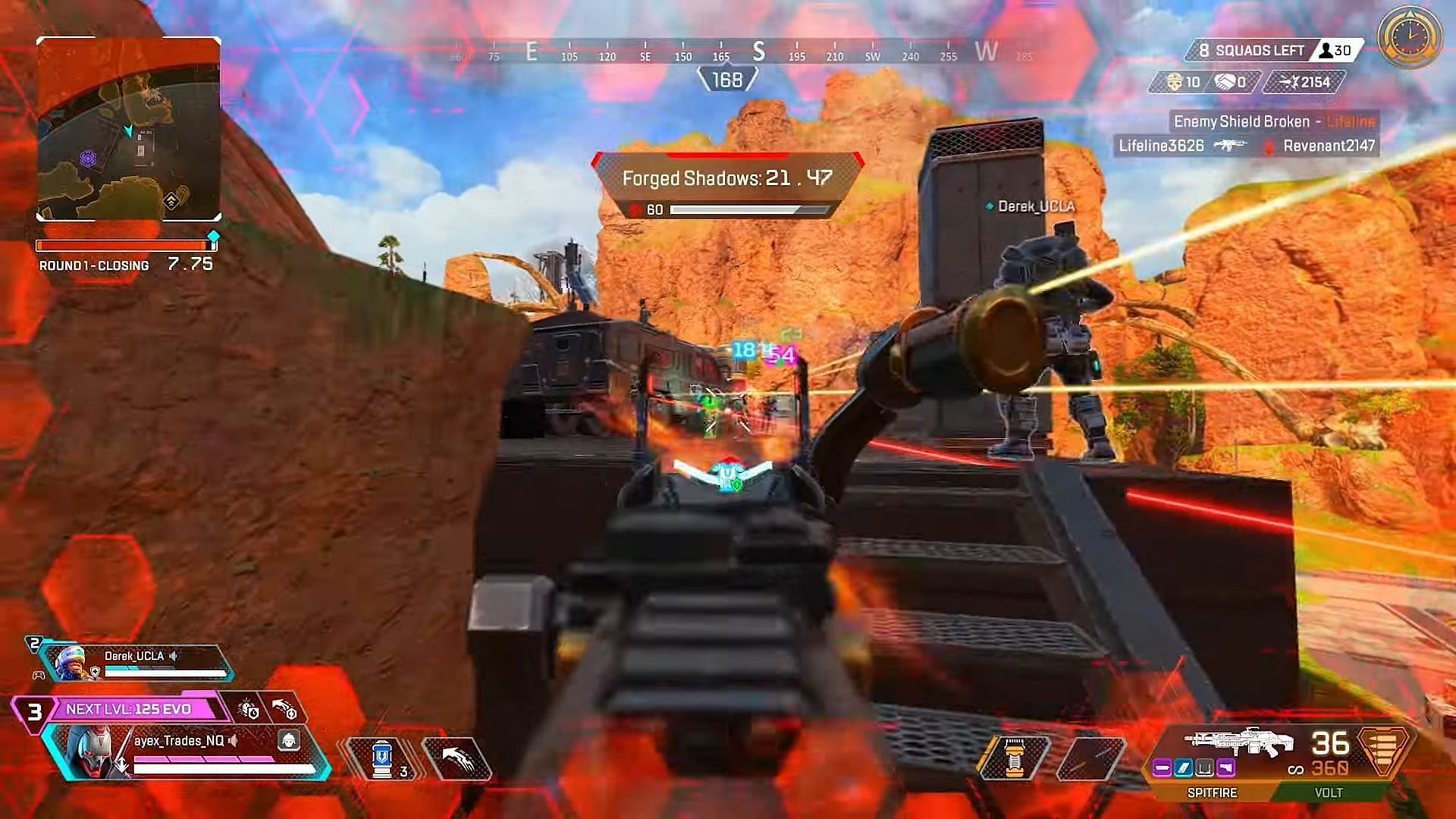 Spitfire LMG in Apex Legends (Image via Respawn Entertainment)