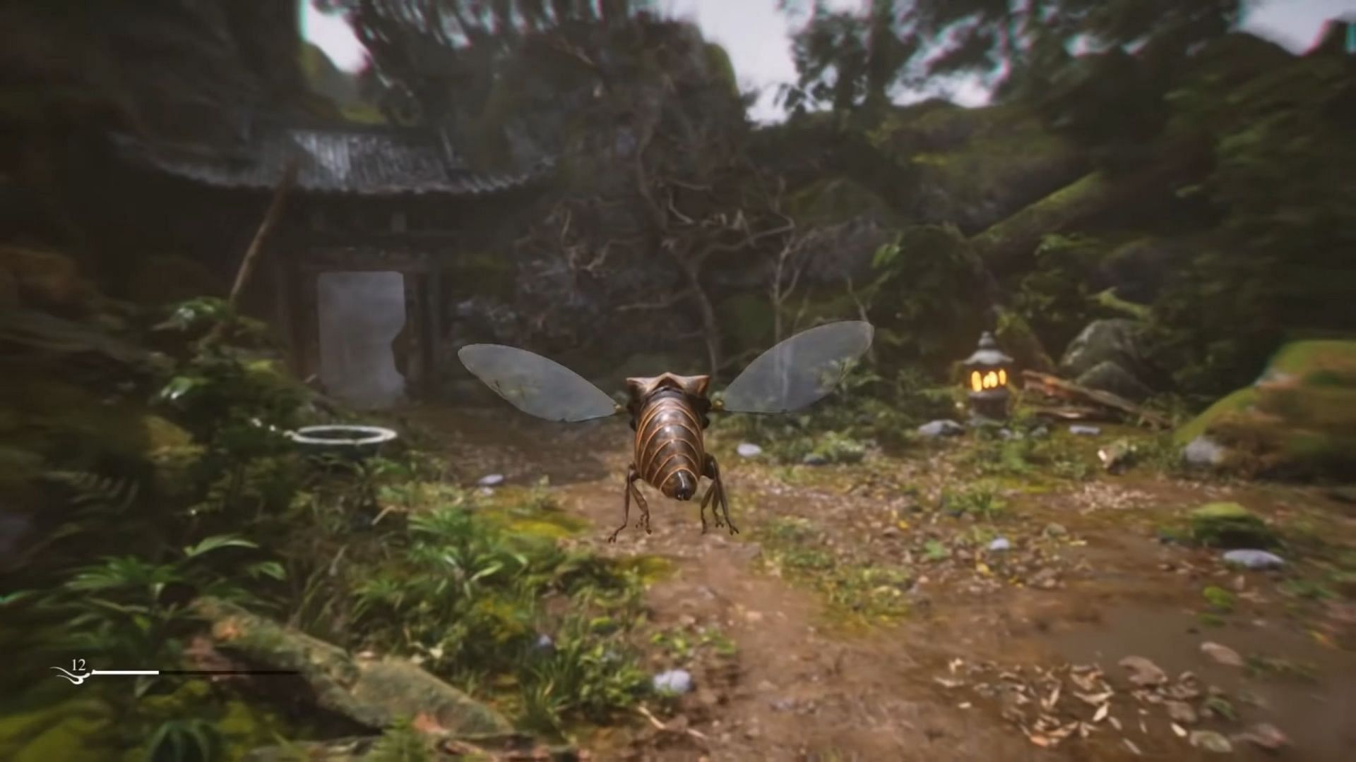 Here&#039;s Wukong transformed into a fly (Image via Game Science)