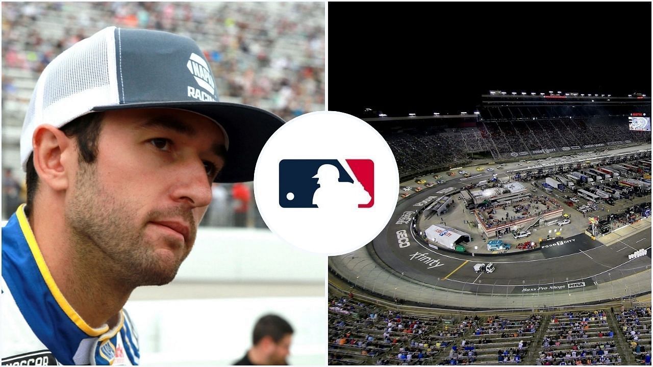 Chase Elliott on the changes that would be made on Bristol for the historic MLB game in 2025 (Images from @MLB on X and Getty Images)