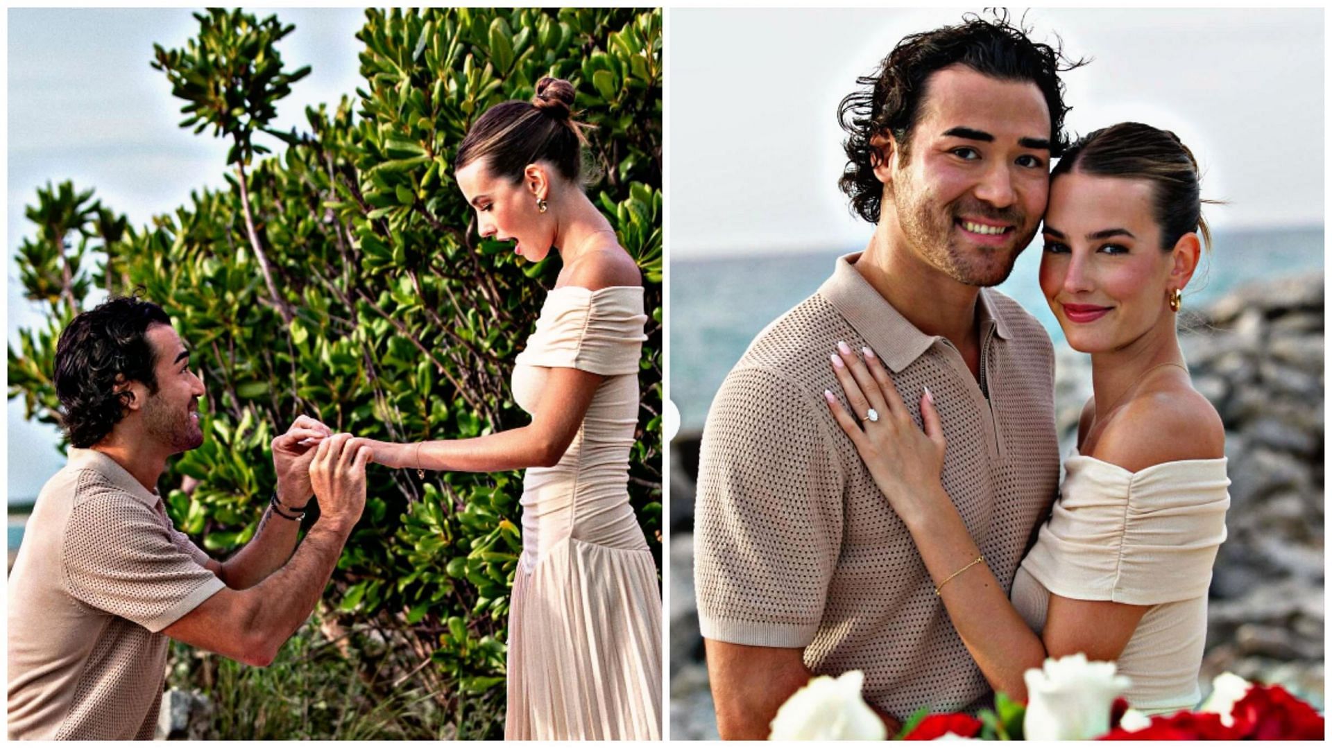 Kiefer Sherwood proposes to girlfriend Ariela Smith in Turks &amp; Caicos