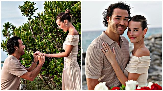 Kiefer Sherwood proposes to girlfriend Ariela Smith in Turks &amp; Caicos