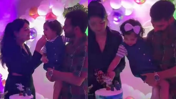 [Watch] “I will remember and cherish forever” - Bhuvneshwar Kumar surprises wife on her birthday