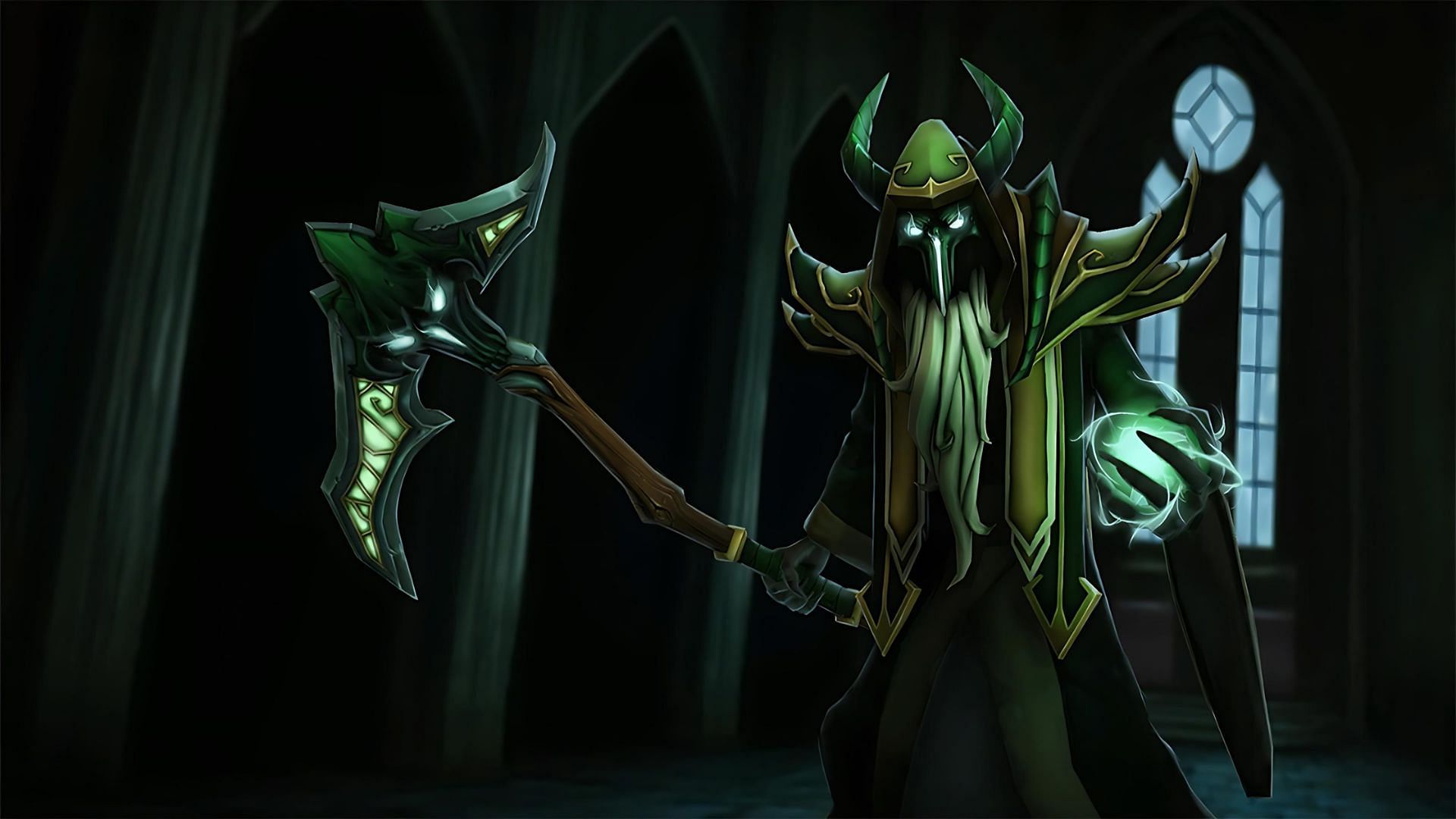 Necrophos&#039; Robes of the Heretic set (Image via Valve)