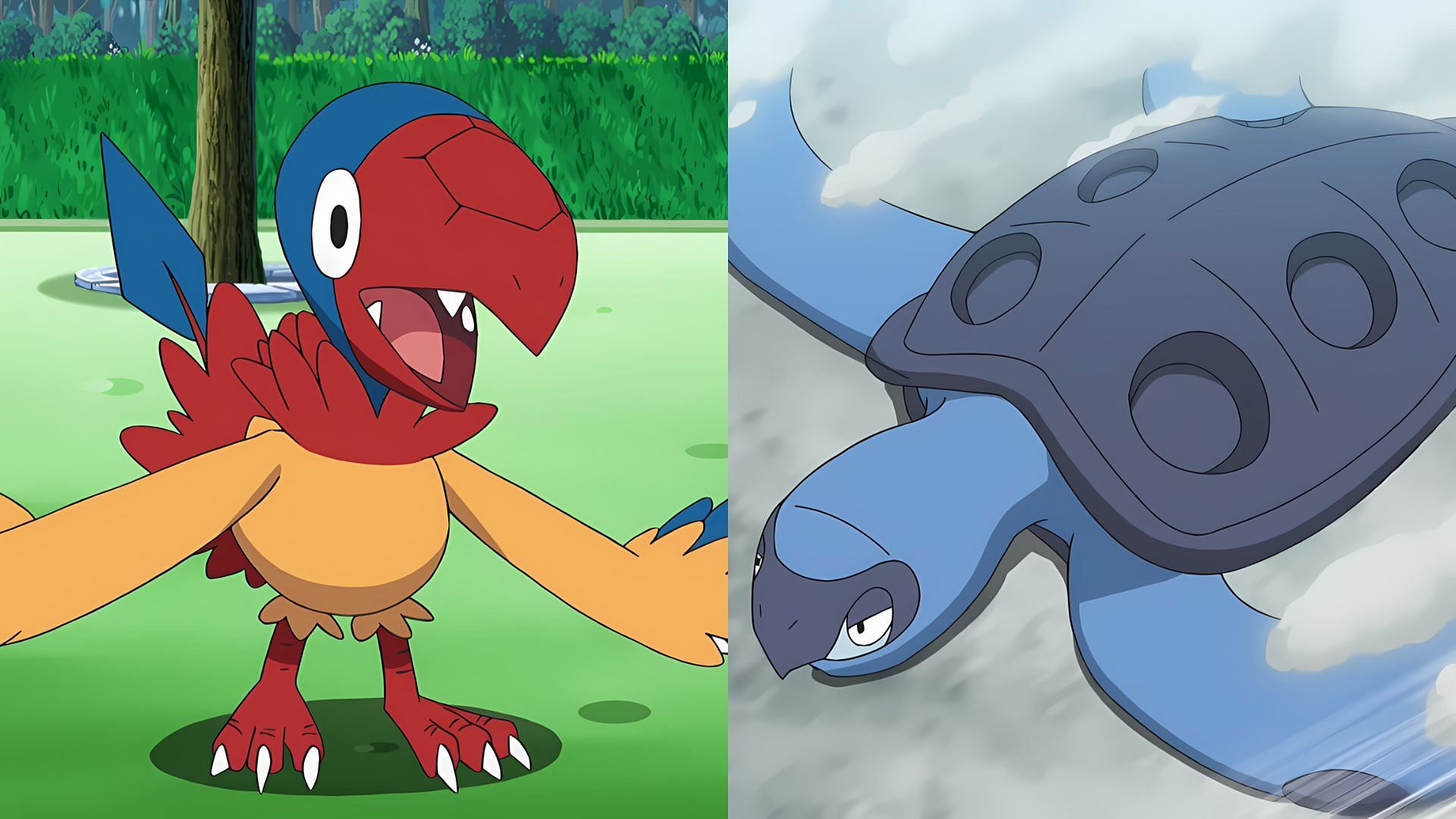 Tirtouga and Archen as seen in the anime (Image via The Pokemon Company)