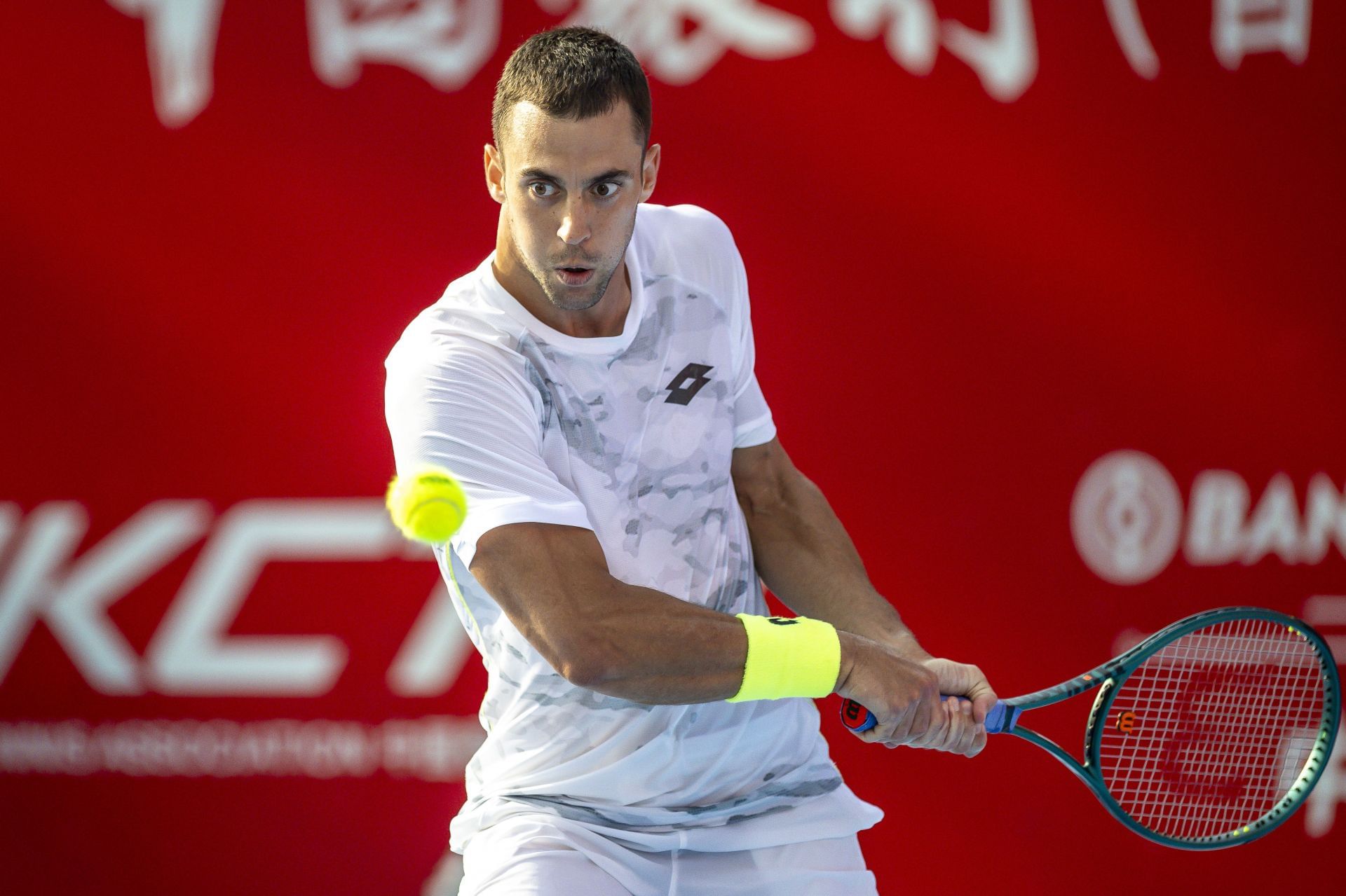 Laslo Djere at the Hong Kong Open 2024. (Photo: Getty)