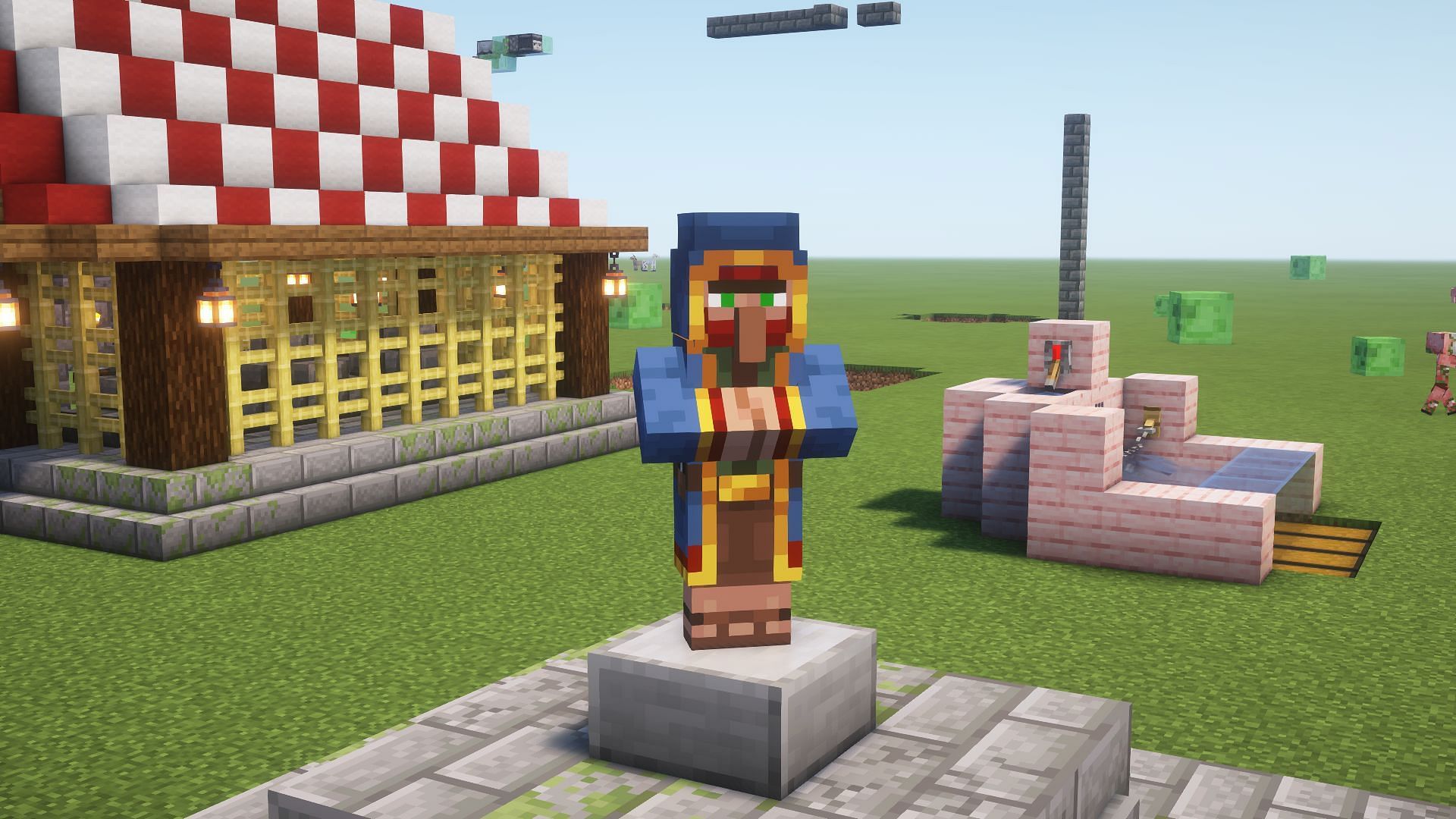 Wandering traders need to spawn more often and have better deals to become more liked (Image via Mojang)