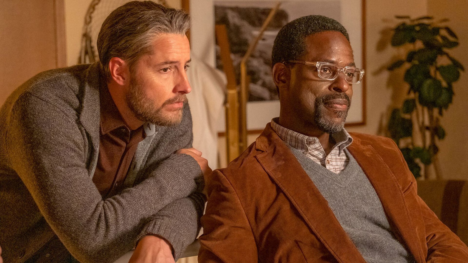 Justin Hartley and Sterling K. Brown in This Is Us (image via NBC)