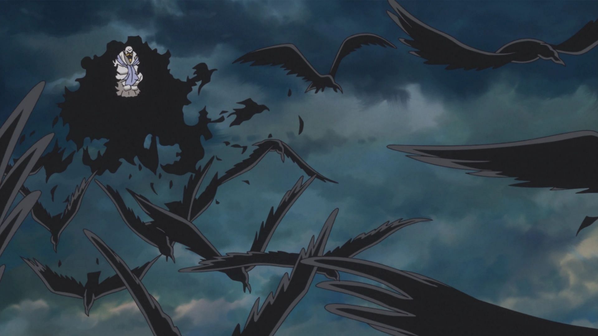 Karasu using his Devil Fruit powers (Image via Toei Animation)