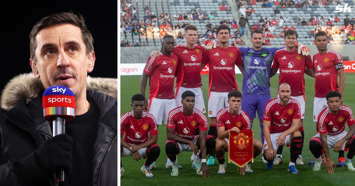 Gary Neville says Manchester United could line up in unusual formation this season