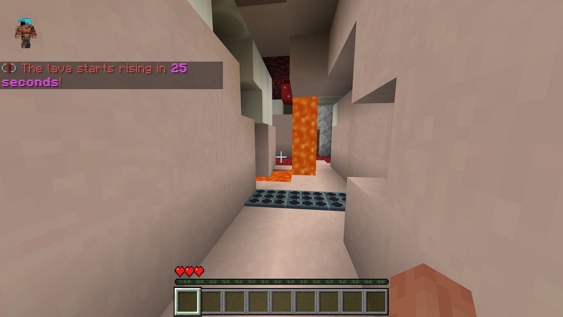 Lava Rising Parkour is one of the most difficult parkour maps out there (Image via Mojang)