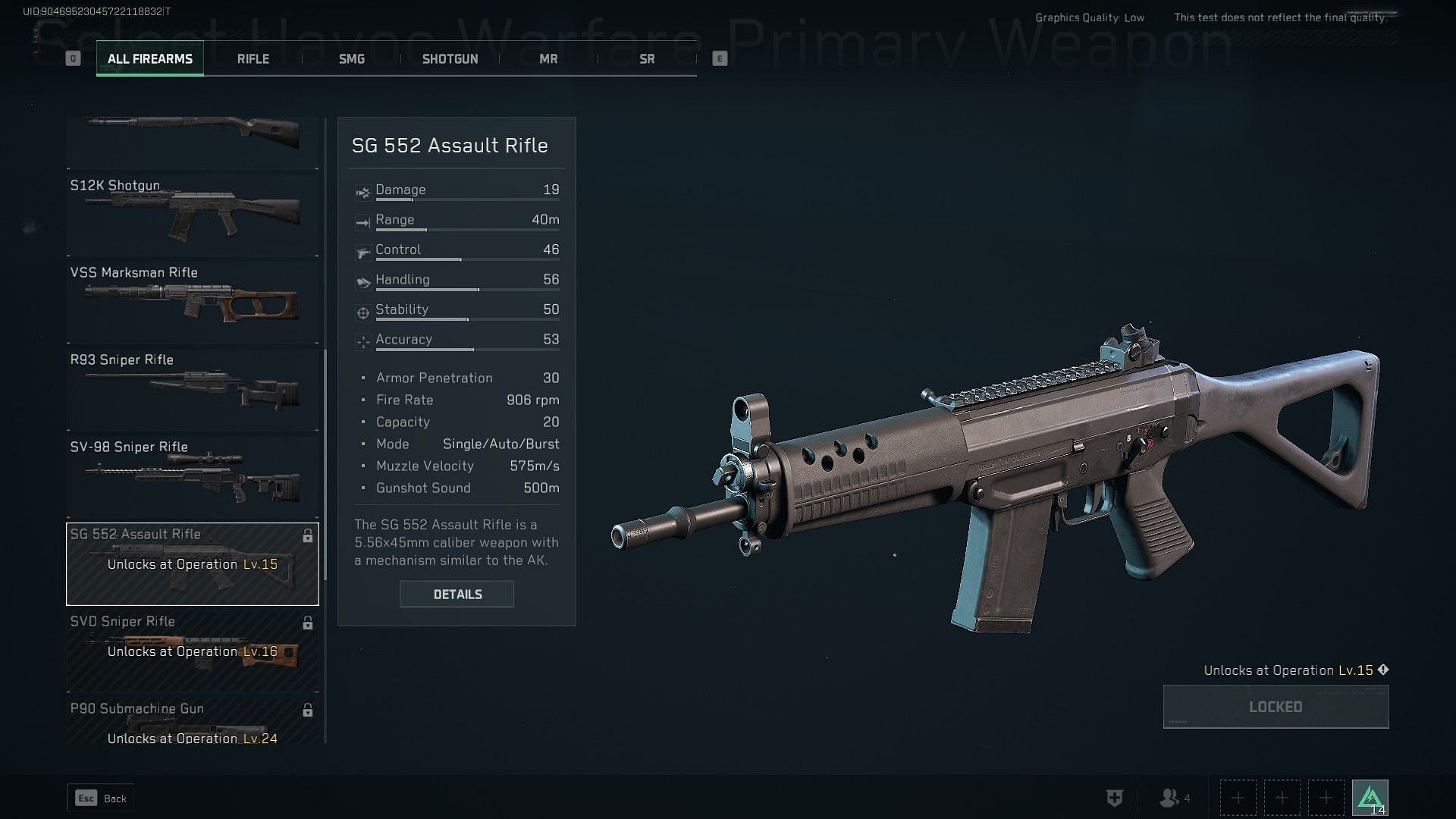 SG-552 (Image via TiMi Studio Group)