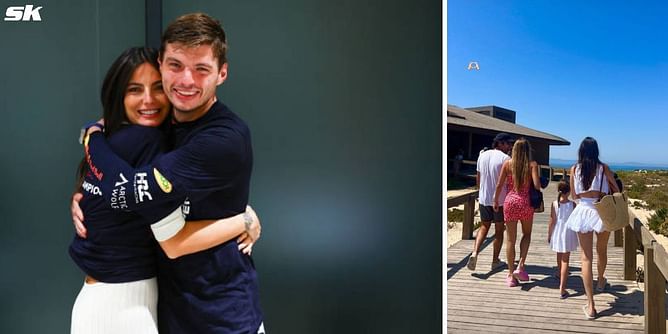 Max Verstappen’s girlfriend Kelly Piquet and her daughter Penelope Kvyat hit the beach