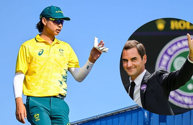 "Will sort you out"- Min Woo Lee once offered to teach $550,000,000 tennis titan Roger Federer golf on his social media