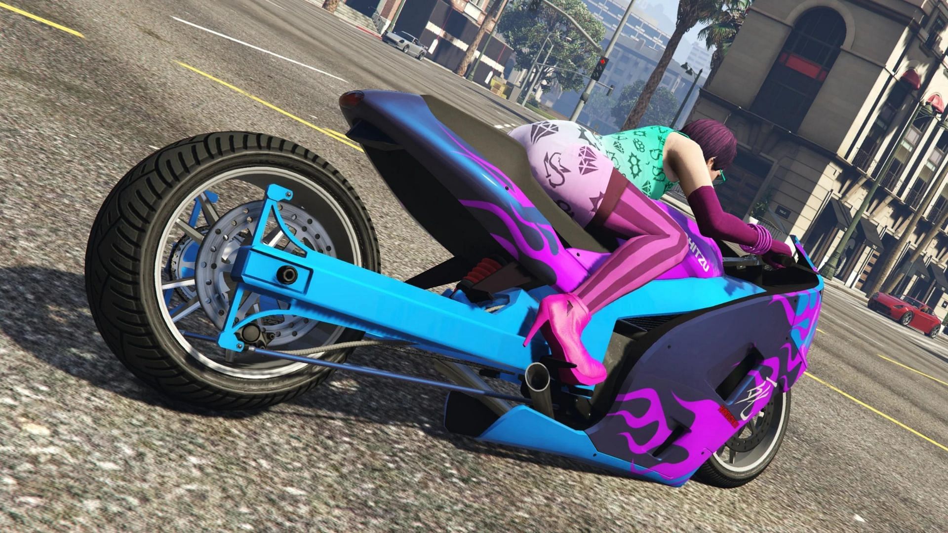 A picture of Shitzu Hakuchou Drag in the game (Image via Rockstar Games || Remplex/Reddit)