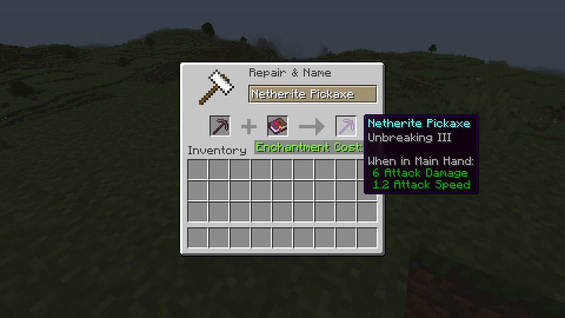 Unbreaking enchantment (Image via Mojang)