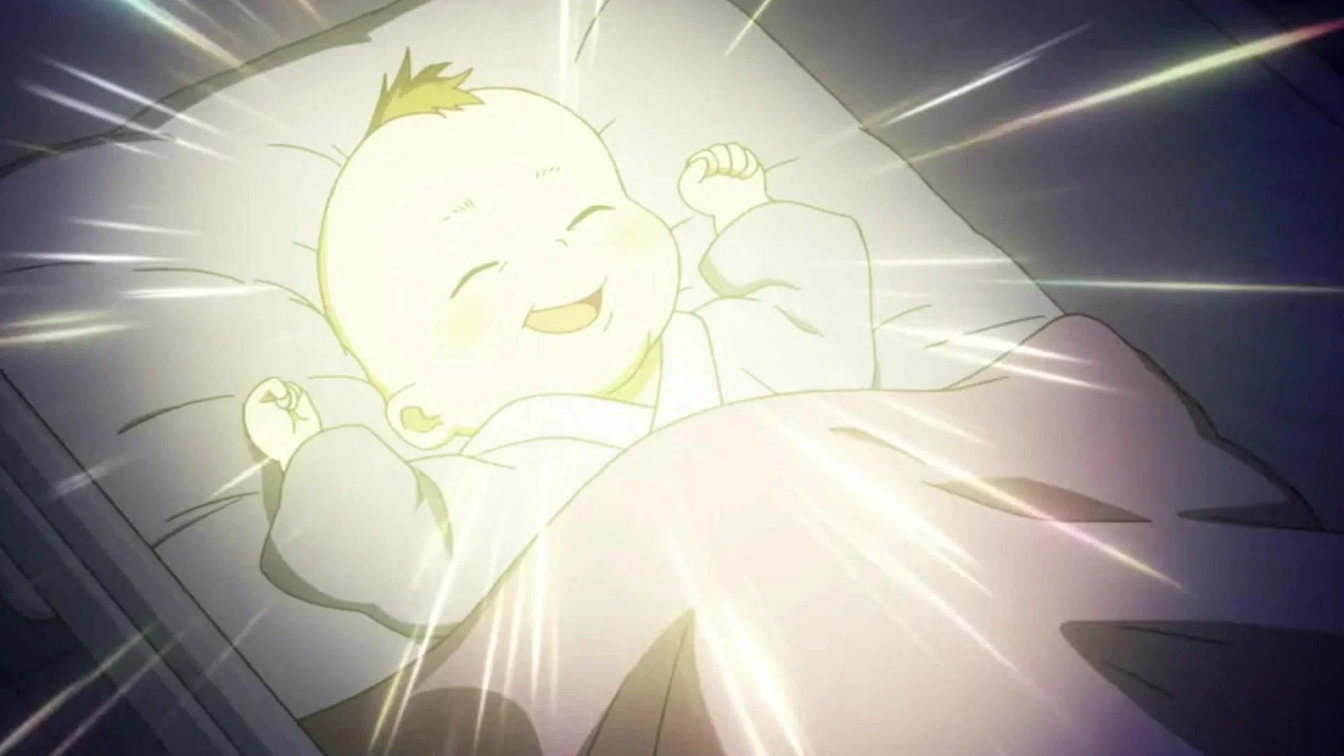 The Luminescent Baby as seen in the anime (image via Bones)