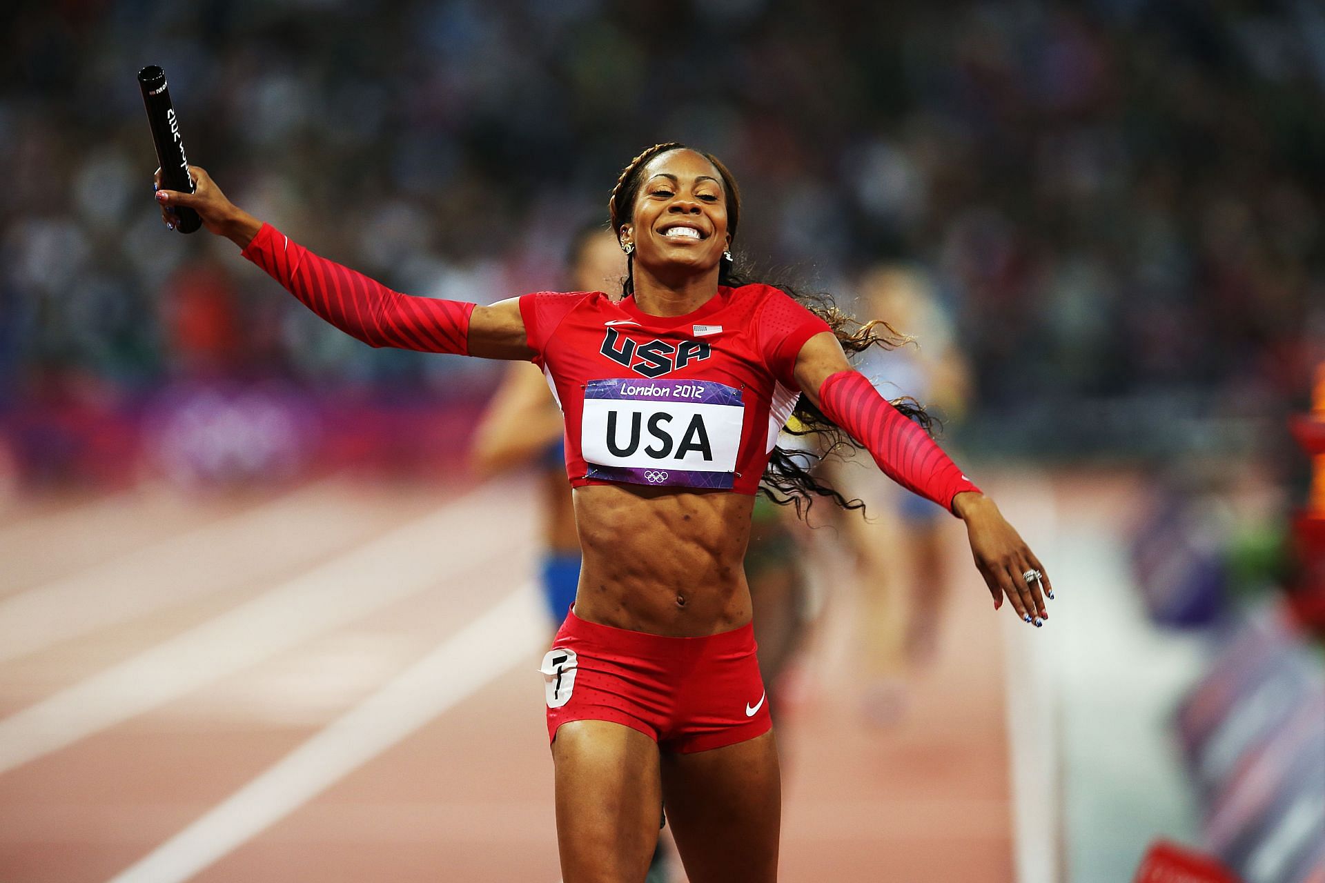 Sanya Richards-Ross, one of the main announcers for the Paris Olympics [Image Source: Getty]