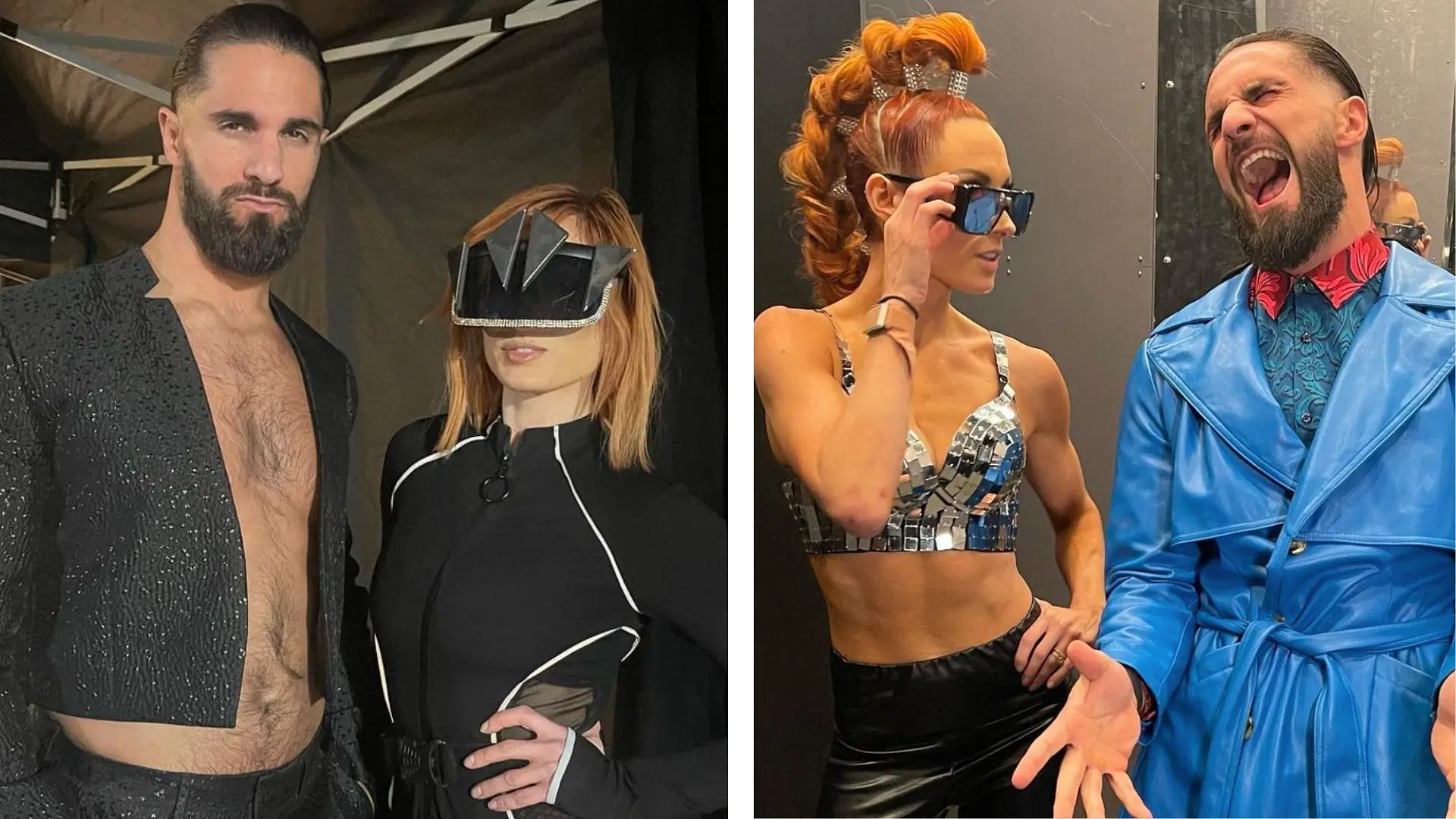 Lynch and Rollins are married in real life. [Photos: Becky Lynch on Instagram]