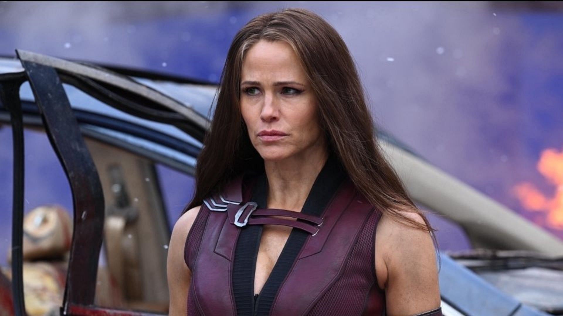 Jennifer Garner as Elektra in Deadpool &amp; Wolverine (Image via @VancityReynolds on X)