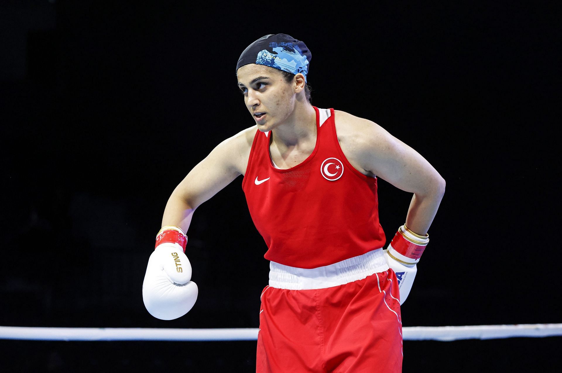 Angela Carini at the IBA Women&#039;s World Boxing Championships in Istanbul 2022 (Image via: Getty Images)