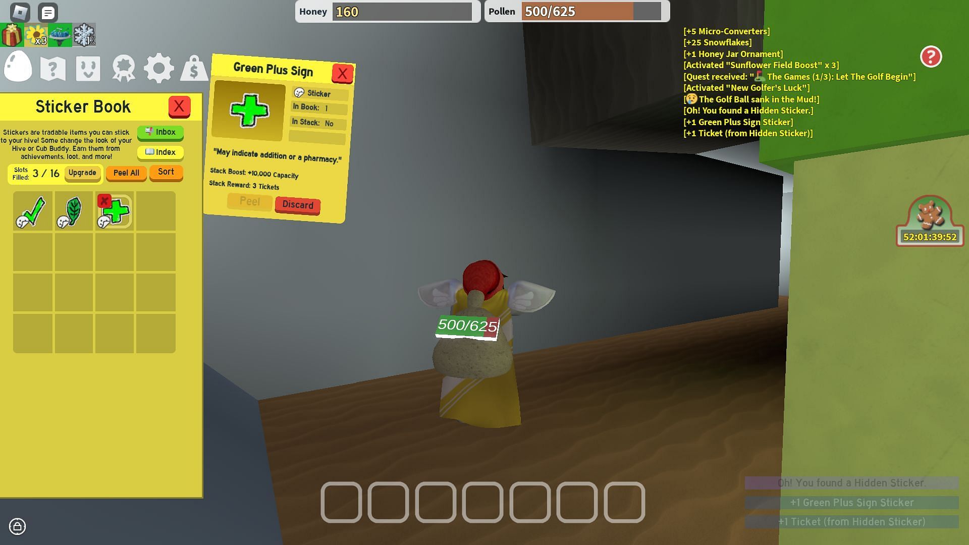 Find your collected Stickers in the Sticker Book (Image via Roblox)