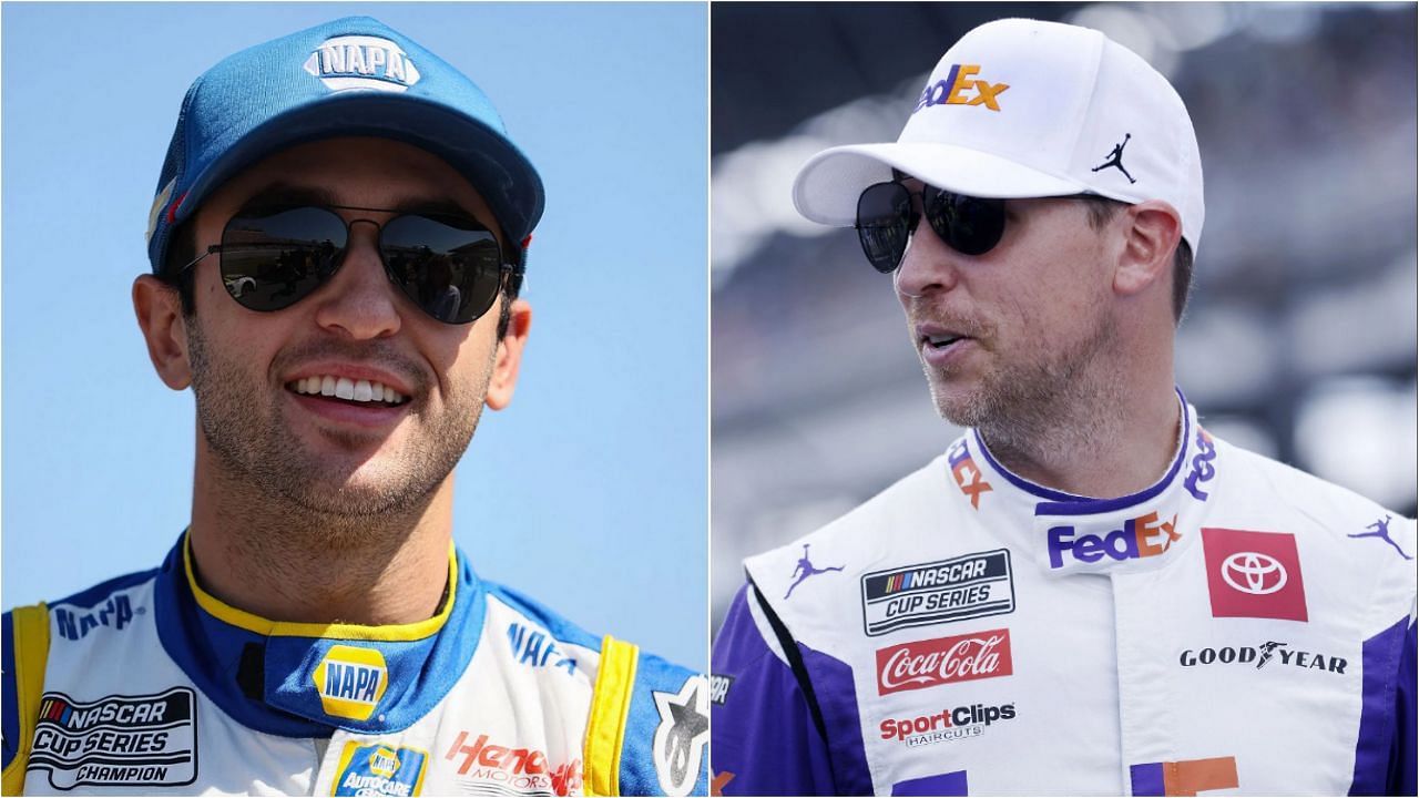 NASCAR Cup Series drivers Chase Elliott(L) and Denny Hamlin(R) (images  all Getty)