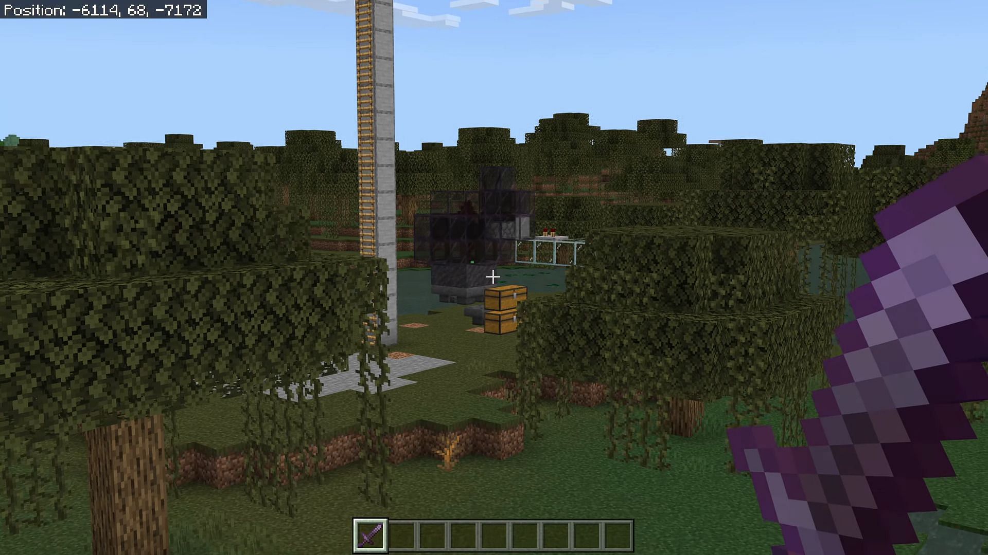 Witch farms have become even more productive in Minecraft Bedrock 1.21.20 (Image via Prowl8413/YouTube)