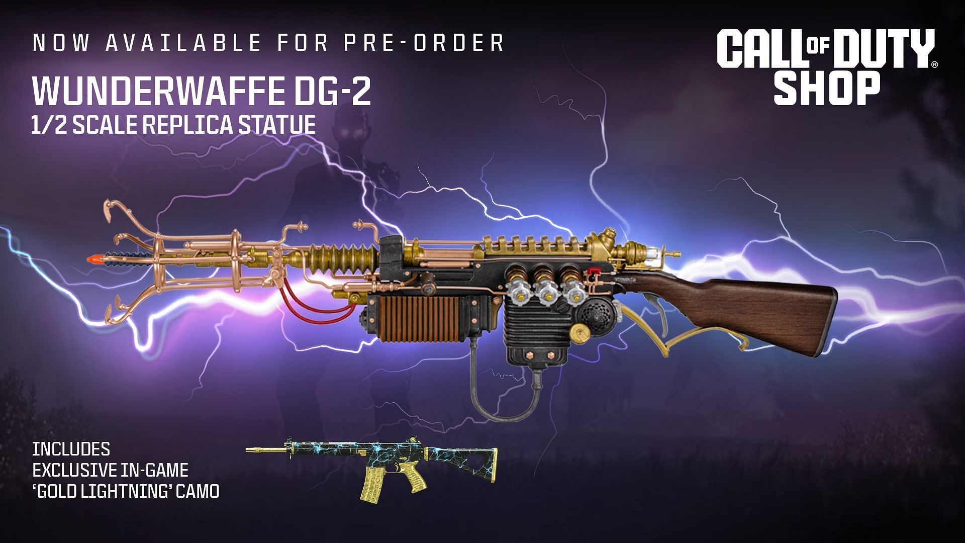 Details about the COD Zombies Wunderwaffe DG-2 Premium Collectible (Image via Activision)