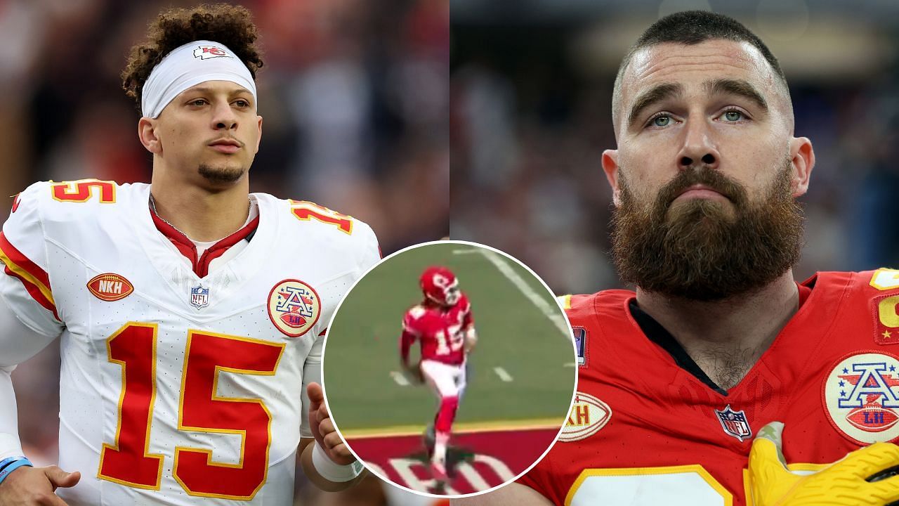 Patrick Mahomes stuns NFL fans with behind-the-back pass to Travis ...