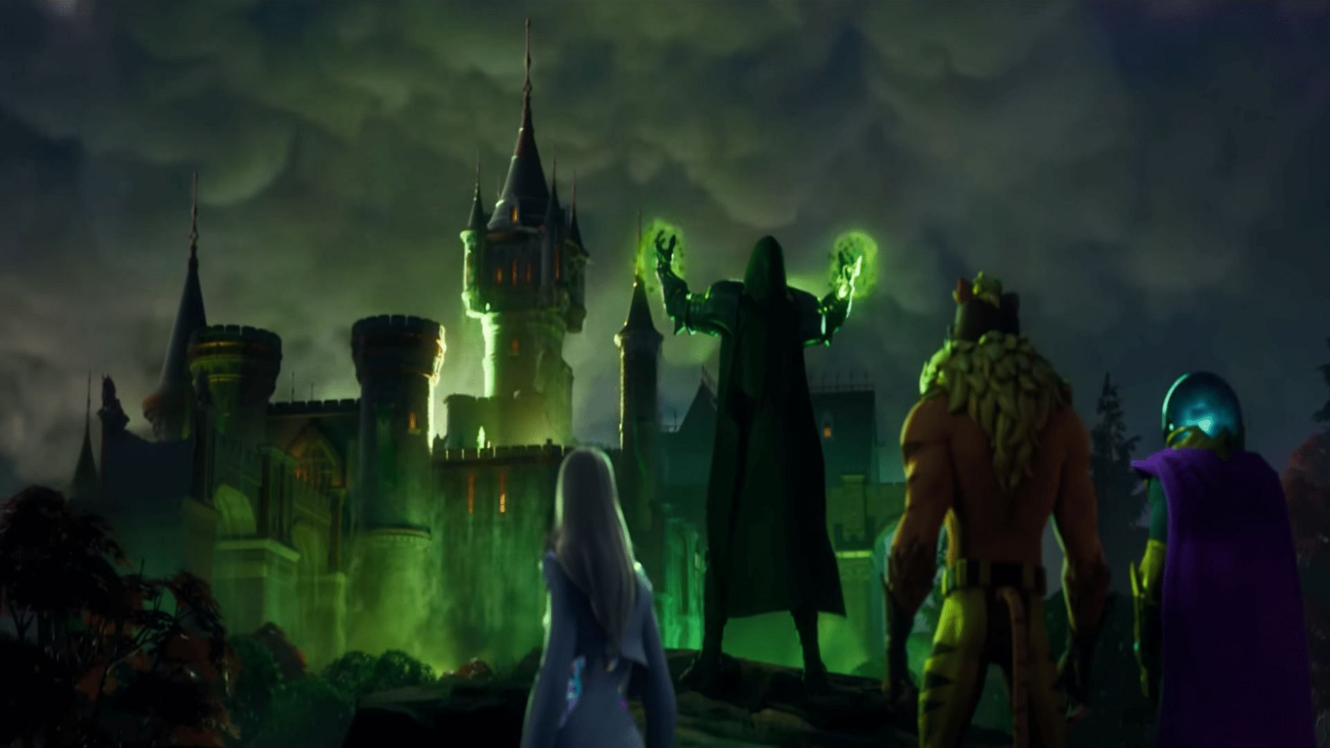 Castle Doom is perhaps one of the coolest new locations in Fortnite Chapter 5 Season 4 (Image via Epic Games)