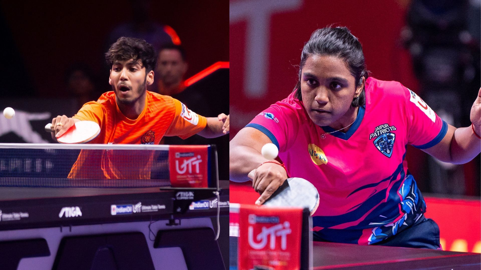 Ankur Bhattacharjee and Nithyashree Mani will be in action during match 16 of UTT 2024. (Image via UTT Press Release)