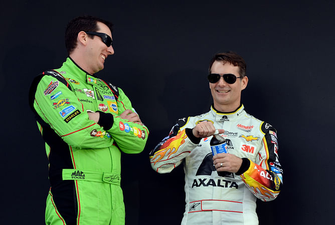 When NASCAR stars Jeff Gordon and Kyle Busch appeared in 'Jeopardy!' video clues