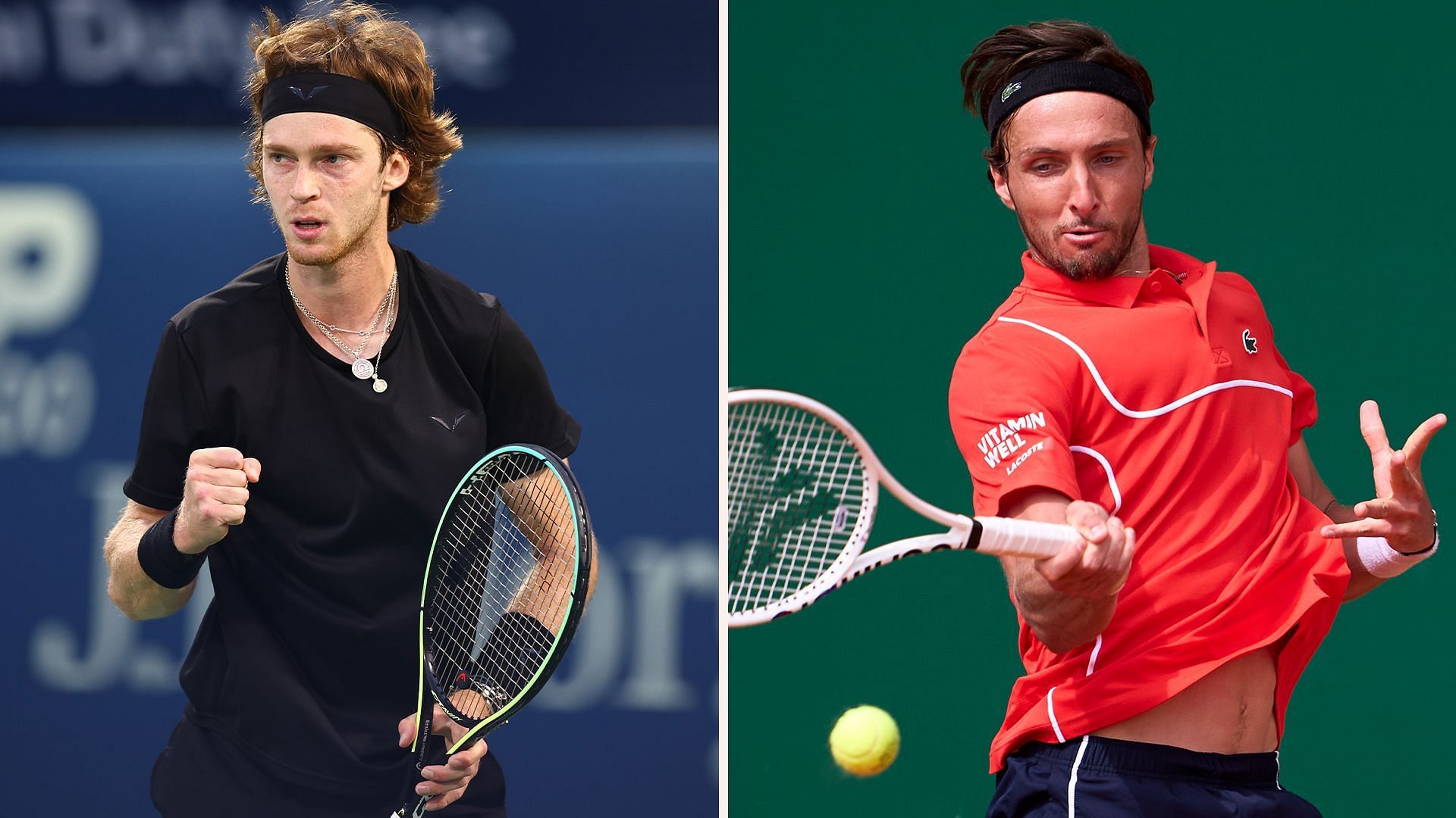 Andrey Rublev vs. Arthur Rinderknech at the US Open 2024