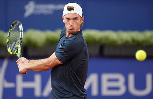 Maximilian Marterer in action at the Hamburg Open (Picture: Getty)