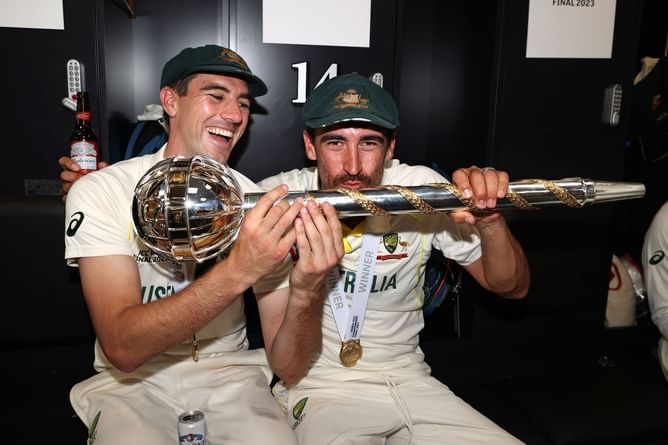 "Hopefully when we're sitting there on the 8th of January we have that trophy back on our shores" - Mitchell Starc upbeat about upcoming India Tests