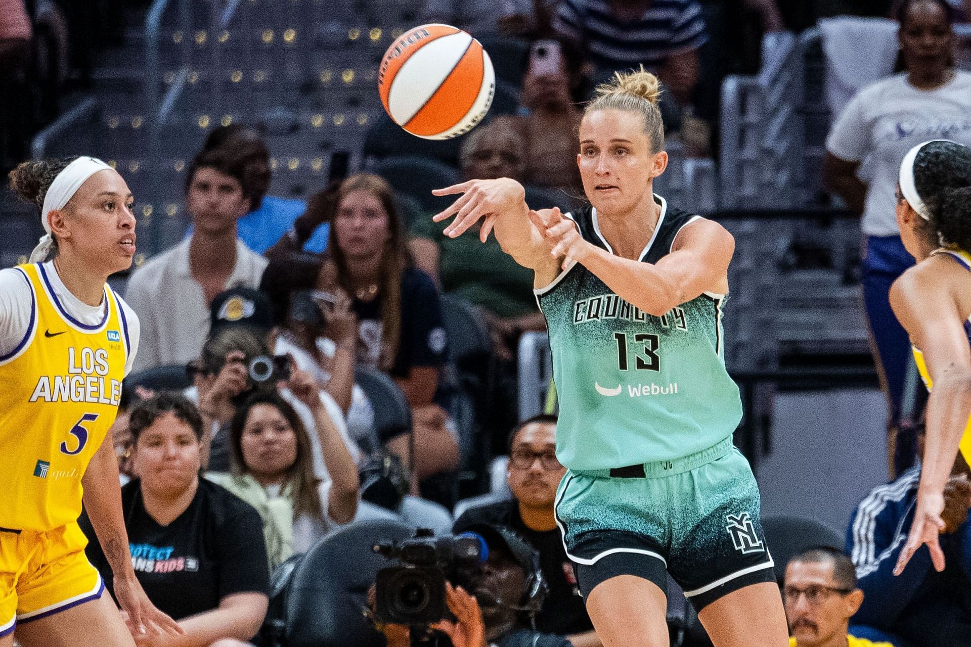 Los Angeles Sparks - New York Liberty - Source: Getty