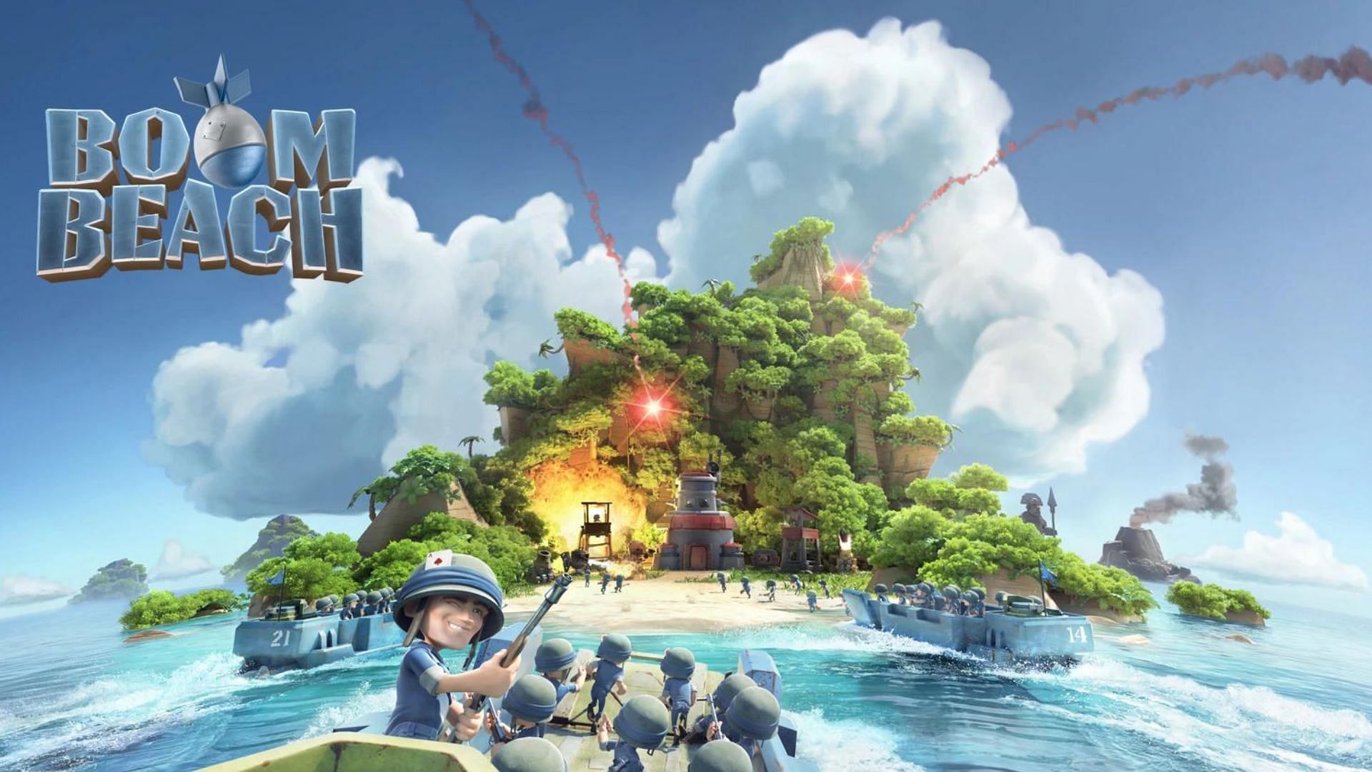 Boom Beach looks a lot like CoC in an island theme (Image via Supercell)