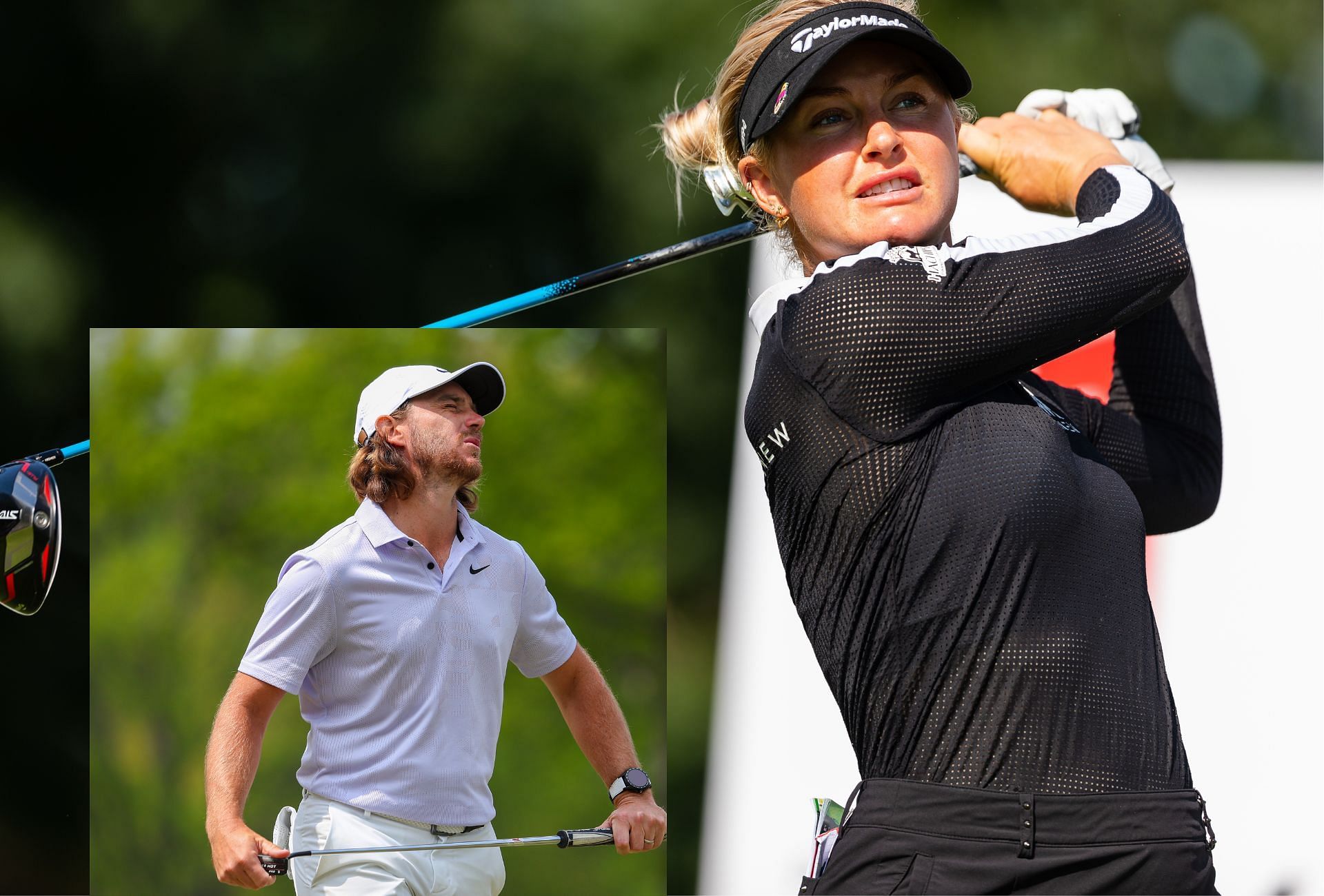 Charley Hull and Tommy Fleetwood ( via Getty library)