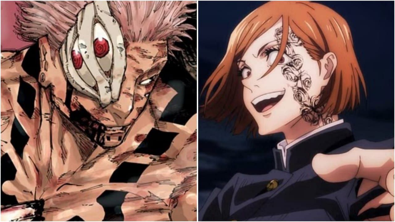 Nobara and Sukuna as seen in Jujutsu Kaisen (image via Sportskeeda)