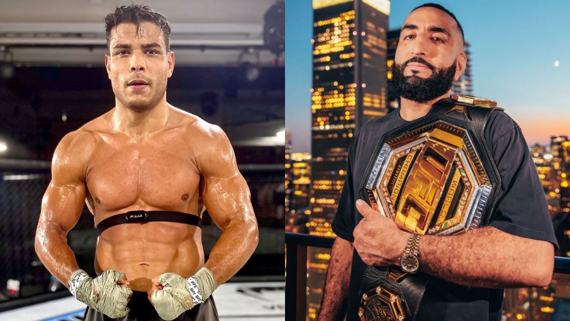 Paulo Costa (left), Belal Muhammad (right) [Images courtesy of @borrachinhamma &amp; @bullyb170 on Instagram]