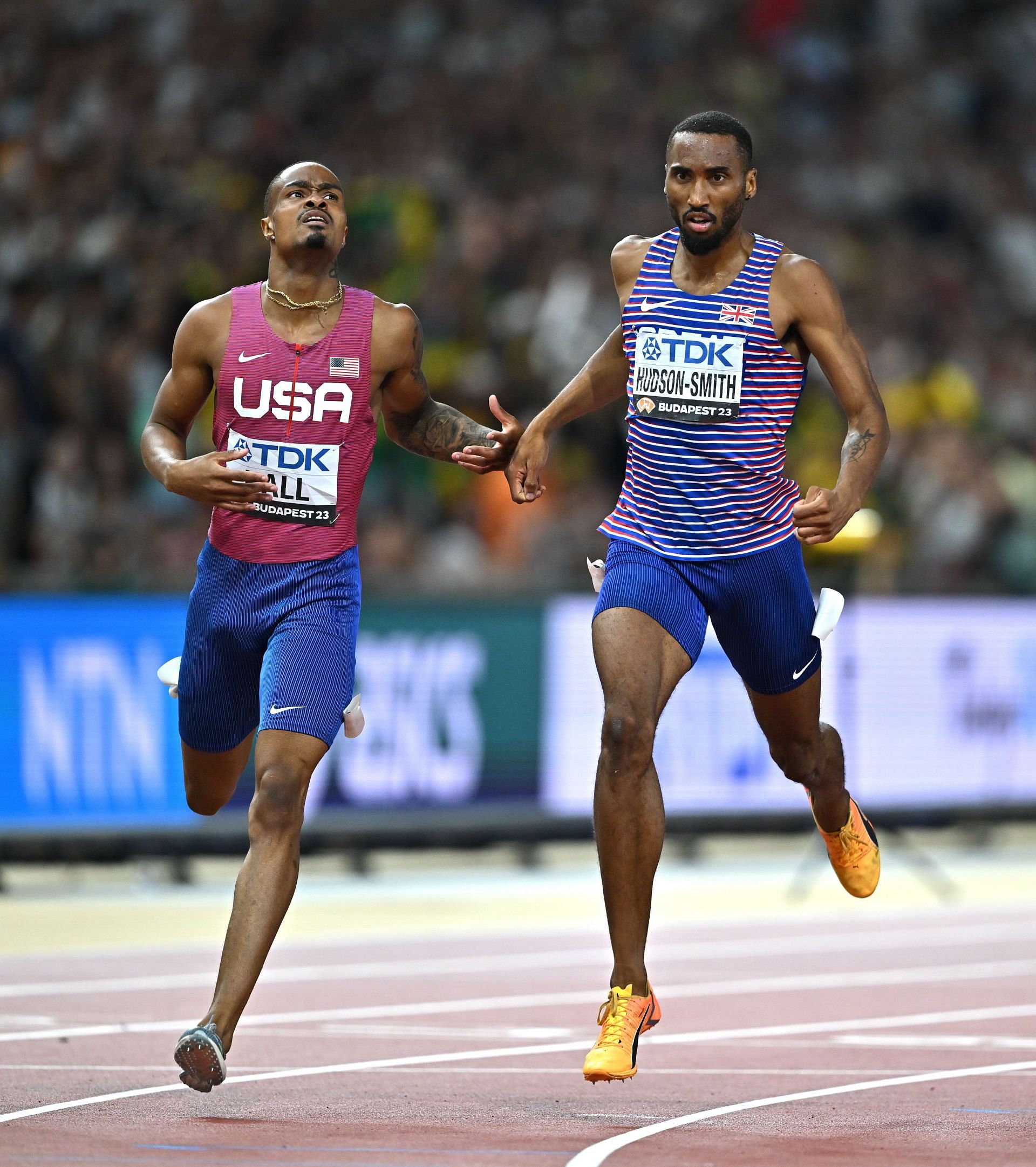 Matthew Hudson-Smith speaks on his rivalry with Quincy Hall following Paris Olympics upset- Source: Getty