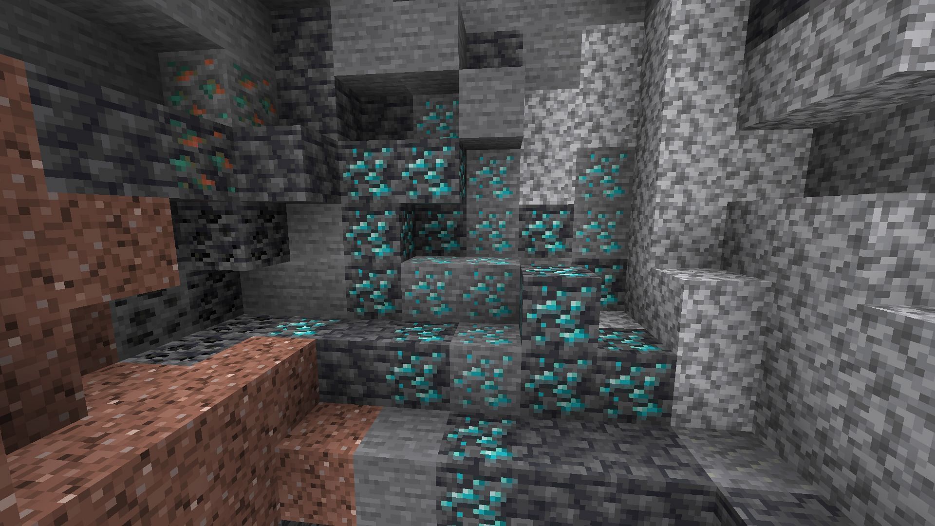 Minecraft diamond ores