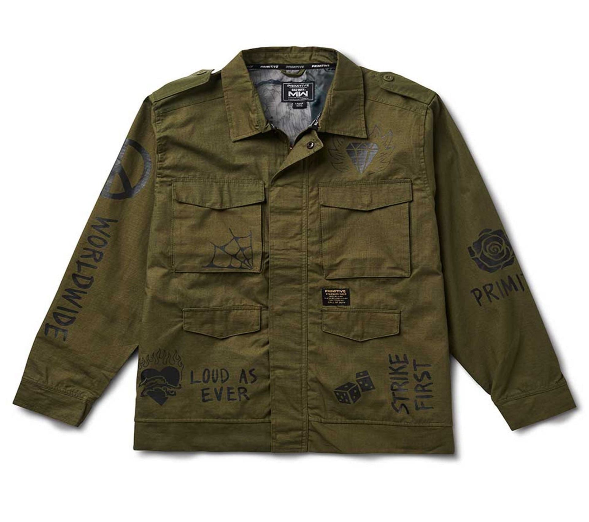 Call of Duty Task Force Military Green Jacket (Image via Activision)