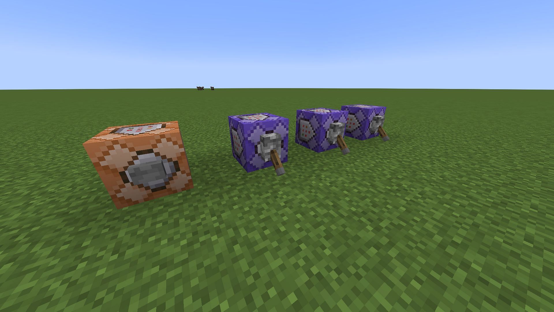 You can summon Minecraft bosses with boss bars via a sequence of command blocks (Image via Mojang)