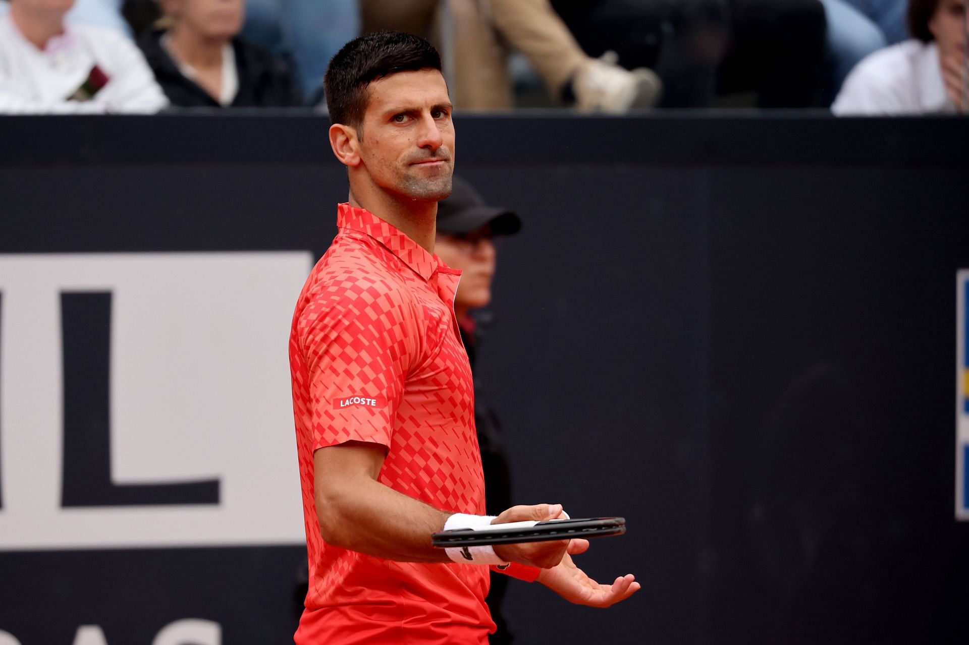 Novak Djokovic at Internazionali BNL D&#039;Italia 2023 - Day Nine - Source: Getty