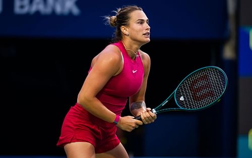 Aryna Sabalenka at the Canadian Open 2024. (Photo: Getty)