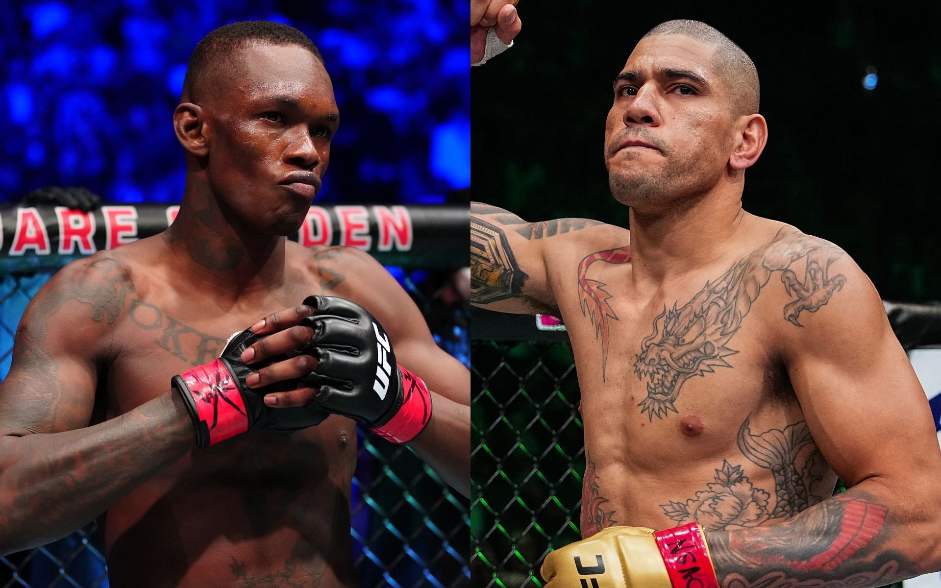 Israel Adesanya (left) and Alex Pereira (right) are both counted among the greatest strikers to have ever competed in MMA [Images courtesy: Getty Images]