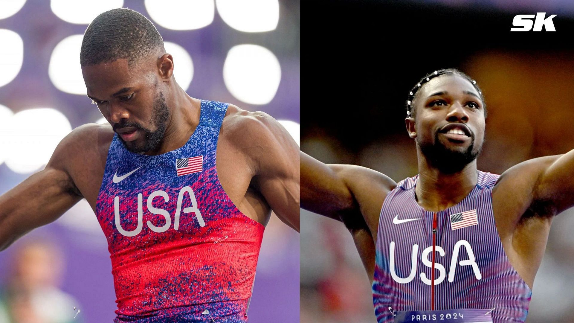 Noah Lyles and Rai Benjamin