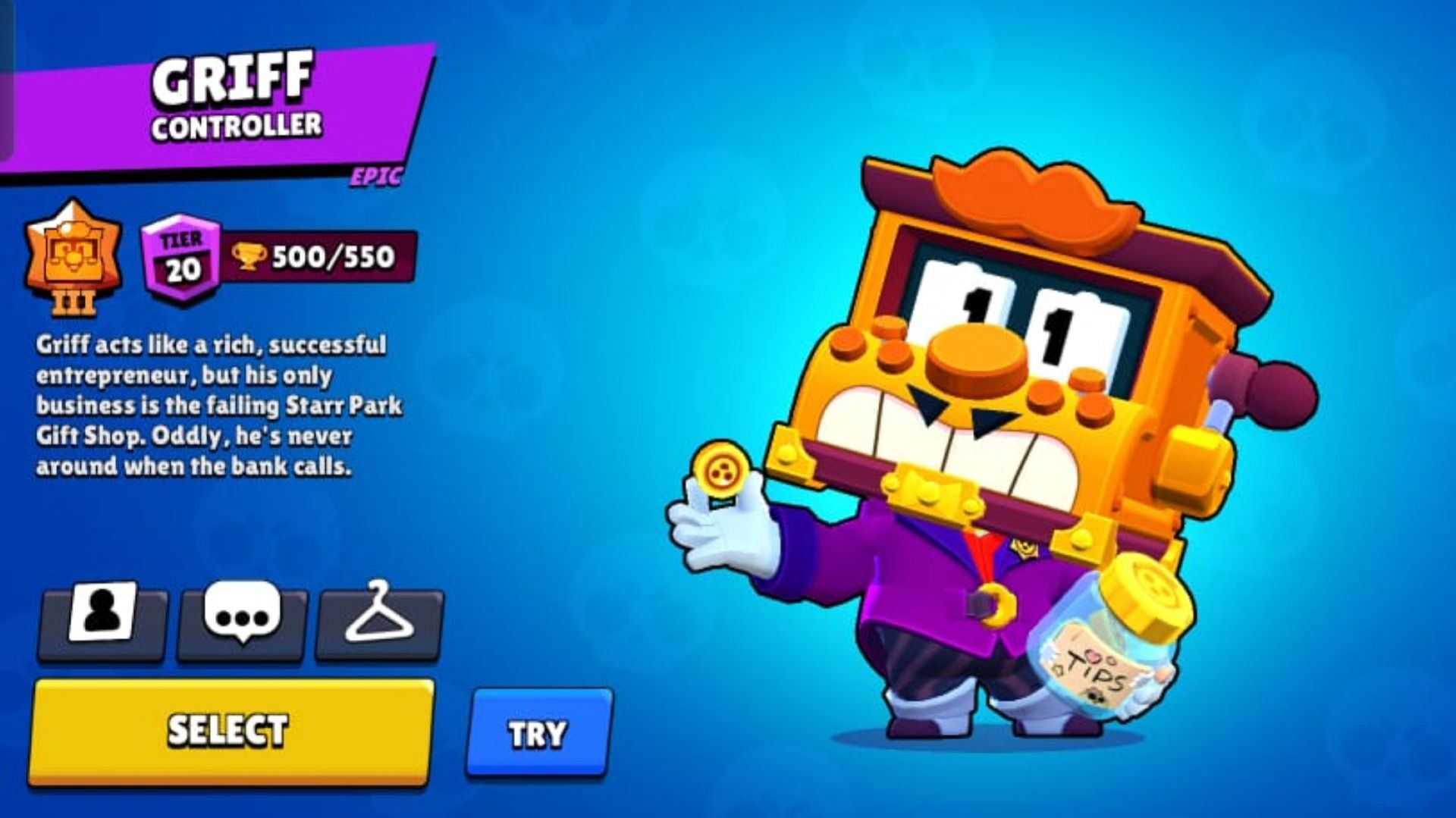 Screenshot of Griff (Image via Supercell)