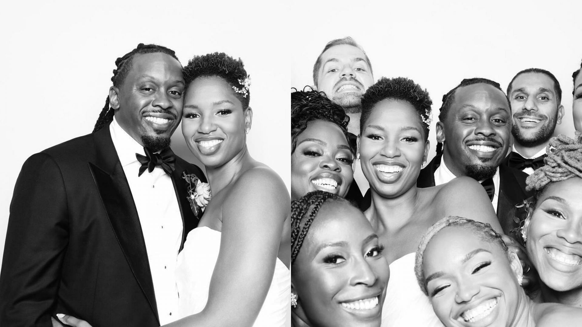 Scenes from Monica McNutt and Justin Jackson's wedding (Photos from McNutt's IG)